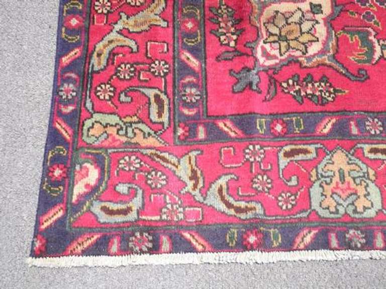 Quality Semi Antique Persian Tabriz 9.4x6.4