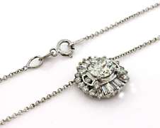 Superb Multi Diamond Pendant Necklace