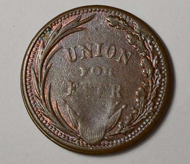 Unc 1863 Patriotic Civil War Token 111/271 Rarity 3