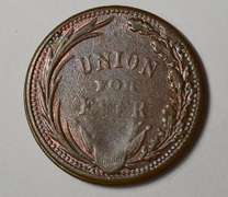 Unc 1863 Patriotic Civil War Token 111/271 Rarity 3