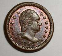 Unc 1863 Patriotic Civil War Token 111/271 Rarity 3