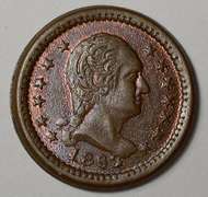 Unc 1863 Patriotic Civil War Token 111/271 Rarity 3