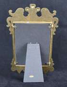 Vintage Ornate Easel Brass Photo Frame With Glass