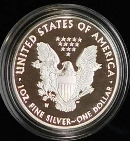 2017 PROOF Silver Eagle - Mint box & documentation