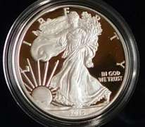2015 PROOF Silver Eagle - Mint box & documentation