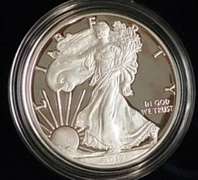 2017 PROOF Silver Eagle - Mint box & documentation