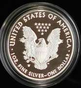 2017 PROOF Silver Eagle - Mint box & documentation