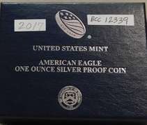 2017 PROOF Silver Eagle - Mint box & documentation