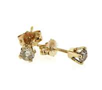 Petite Diamond Stud Earrings