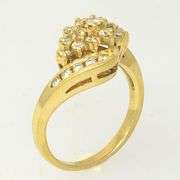 Briliant .30 CTW Diamond Cluster Ring