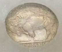 3-Leg Buffalo Nickel, 1937-D, ICG AU-53, very rare
