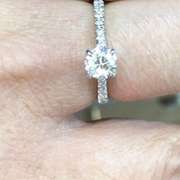Stunning 14kt Gold 1.25+ CTW Diamond Engagement Ring