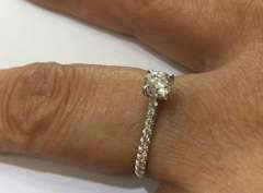 Stunning 14kt Gold 1.25+ CTW Diamond Engagement Ring