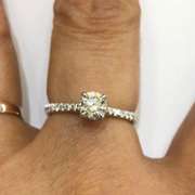 Stunning 14kt Gold 1.25+ CTW Diamond Engagement Ring