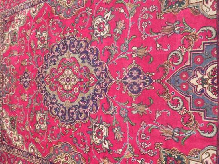 Highly Intricate Semi Antique Persian Tabriz 11x8.1