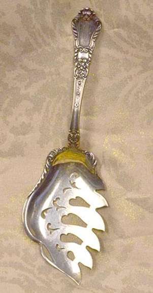 Unusual Gorham Old Baronial Sterling Macaroni Server