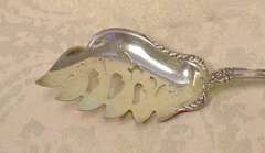Unusual Gorham Old Baronial Sterling Macaroni Server