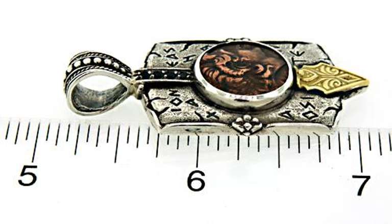 Konstantion Alexander Coin Dogtag Pendant