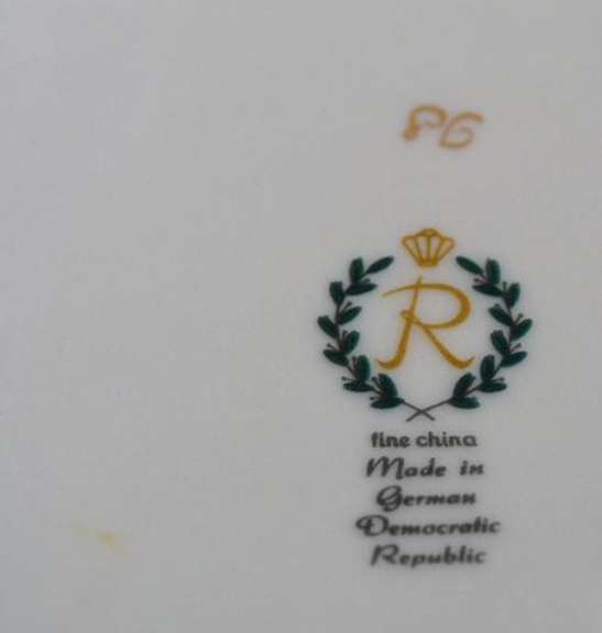 Mid Century German Fine China Porcelain Lidded Bowl