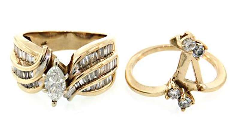 Tempting 2 Piece Ring Set with Diamonds