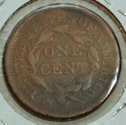 1854 Braided Hair Large Cent