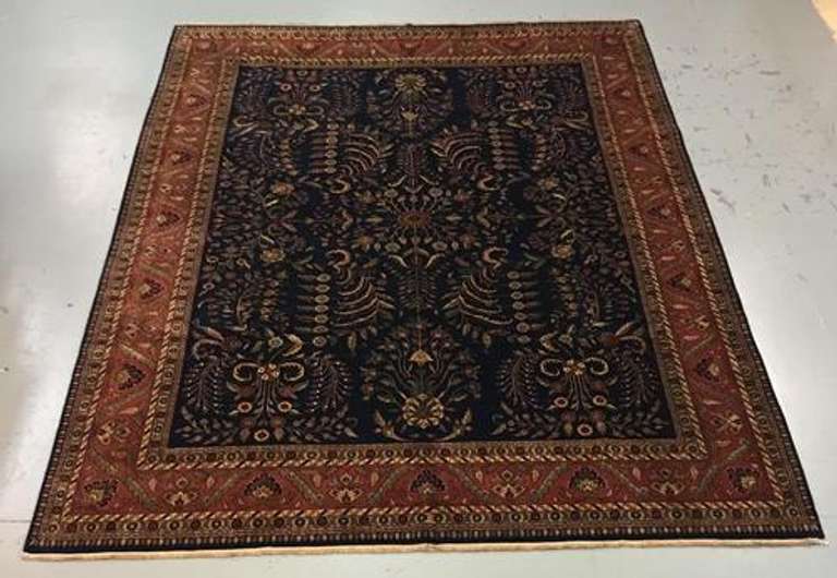 Stunning Handmade Large Indo Sarouk 10.1x13.11