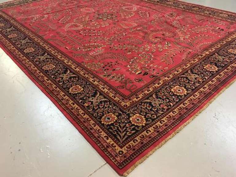 Beautiful Handmade Indo Sarouk 9.9x13.11