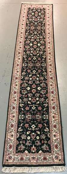 Handmade Indo Kashan 2.8x13.5