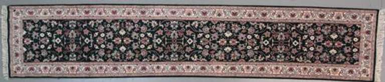 Handmade Indo Kashan 2.8x13.5