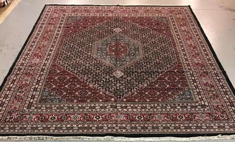 Handmade Indo Bidjar Design 12.2x15.2