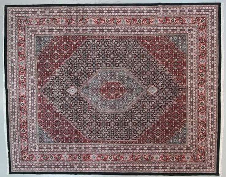 Handmade Indo Bidjar Design 12.2x15.2