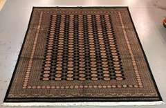 Handmade Pakistani Bokhara 10.5x13.8