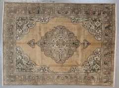 Handmade Persian Tabriz 8.3x11.3