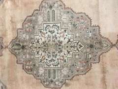 Handmade Persian Tabriz 8.3x11.3