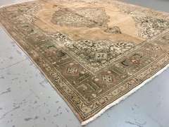 Handmade Persian Tabriz 8.3x11.3