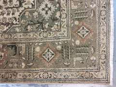 Handmade Persian Tabriz 8.3x11.3