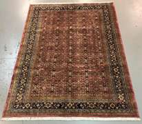 Handmade Indo Herati 8.1x11.11
