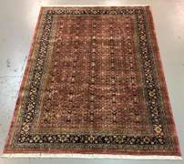 Handmade Indo Herati 8.1x11.11