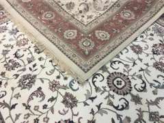 Handmade Indo Kashan 10.2x14.1