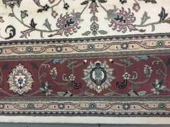 Handmade Indo Kashan 10.2x14.1