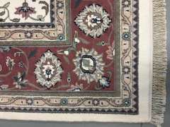 Handmade Indo Kashan 10.2x14.1