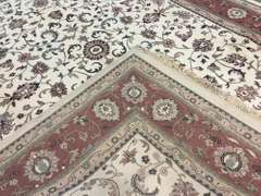 Handmade Indo Kashan 10.2x14.1