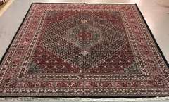 Handmade Indo Bidjar Design 12.2x15.2