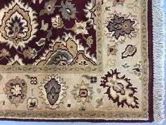 Handmade Indo Agra 4.0x6.0
