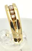 MEN'S 14 KT DIAMOND BAND.