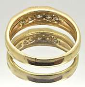MEN'S 14 KT DIAMOND BAND.