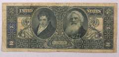 Popular 1896  $2 Educational Silver Certificates FR 248