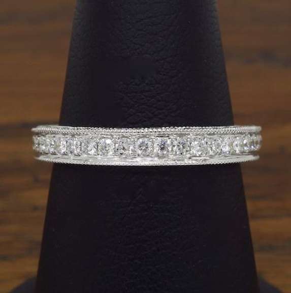18K White Gold Diamond Eternity Band