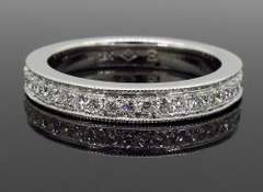 18K White Gold Diamond Eternity Band
