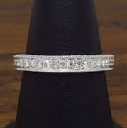 18K White Gold Diamond Eternity Band